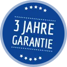 3-Jahre-Garantiesiegel